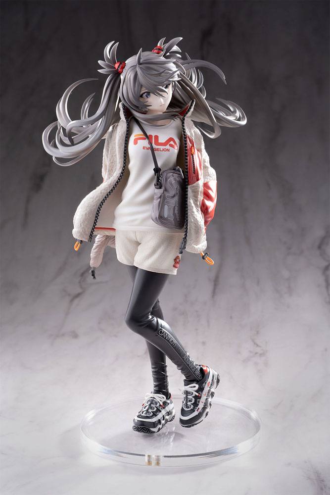 PREORDINE+ 02/2027 Neon Genesis Evangelion PVC Statue 1/7 Shikinami Asuka Langley Ver. Radio Eva Part 2 Original Color 25 cm