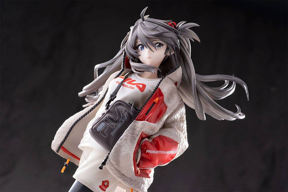 PREORDINE+ 02/2027 Neon Genesis Evangelion PVC Statue 1/7 Shikinami Asuka Langley Ver. Radio Eva Part 2 Original Color 25 cm