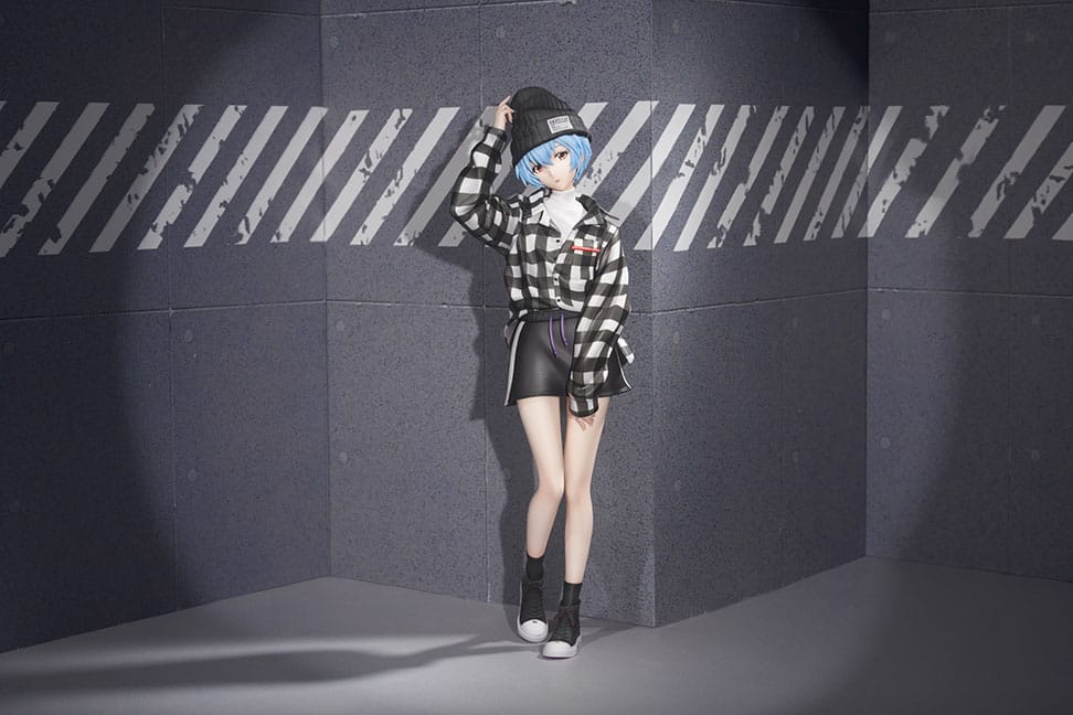 PREORDINE CHIUSO 03/2026 Neon Genesis Evangelion Statue 1/7 Rei Ayanami Ver. Part 3 Radio Eva 26 cm (PREORDINE NON CANCELLABILE)