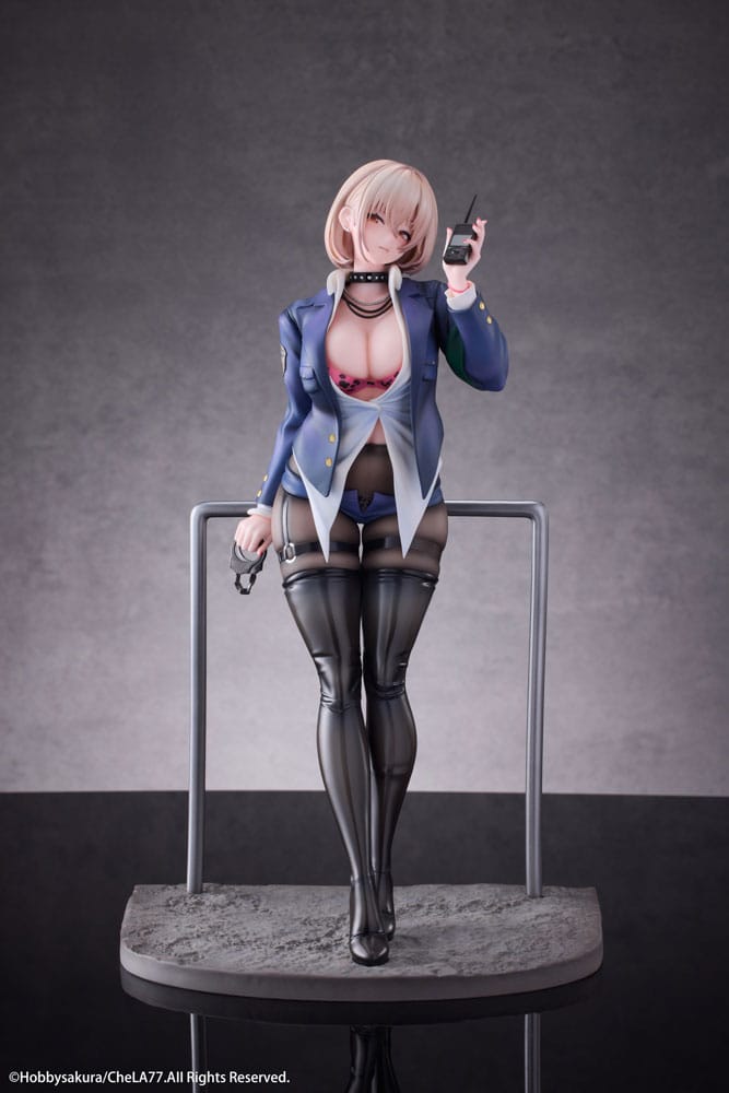 SU ORDINAZIONE Original IllustrationPVC Statue 1/6 Naughty Police Woman Illustration by CheLA77 Limited Edition 27 cm *PREZZO SPECIALE*