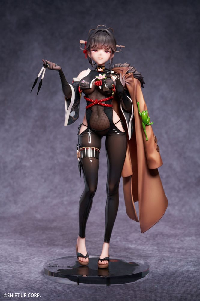 PREORDINE CHIUSO 07/2025 Goddess of Victory: Nikke Statue 1/7 Sakura Midnight Stealth 25 cm (PREORDINE NON CANCELLABILE)