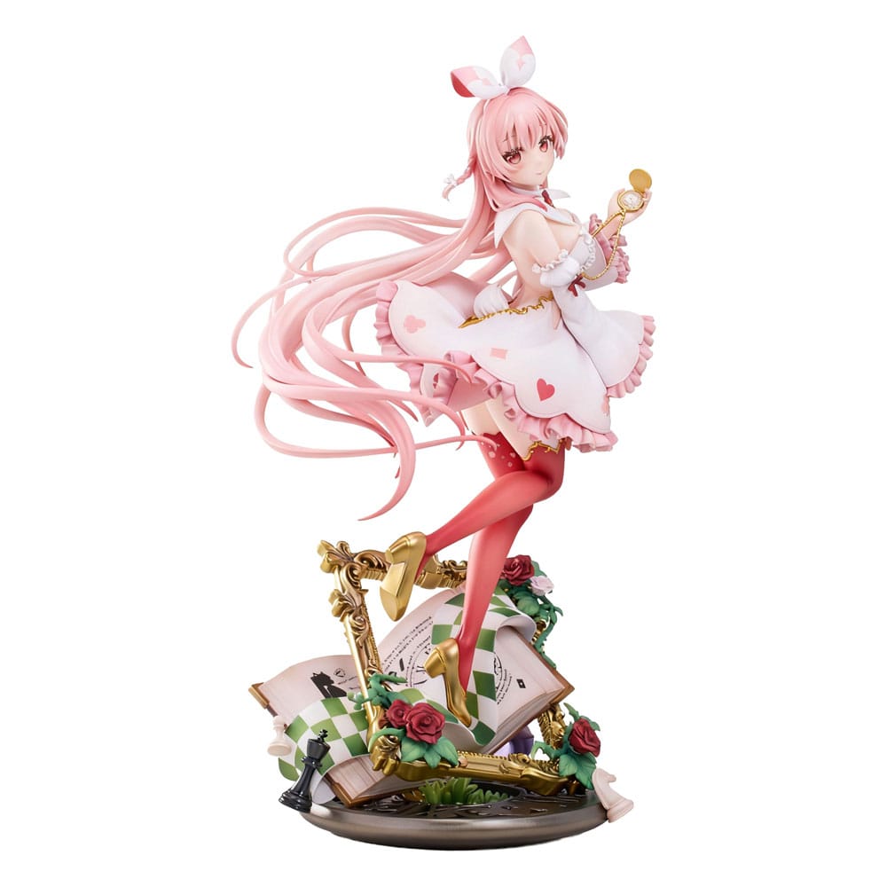 PREORDINE+ 11/2026 (NON CANCELLABILE) Original Character PVC Statue 1/7 White Rabbit Rosu Wonderland Ver. Illustrated by Rosuuri 29 cm