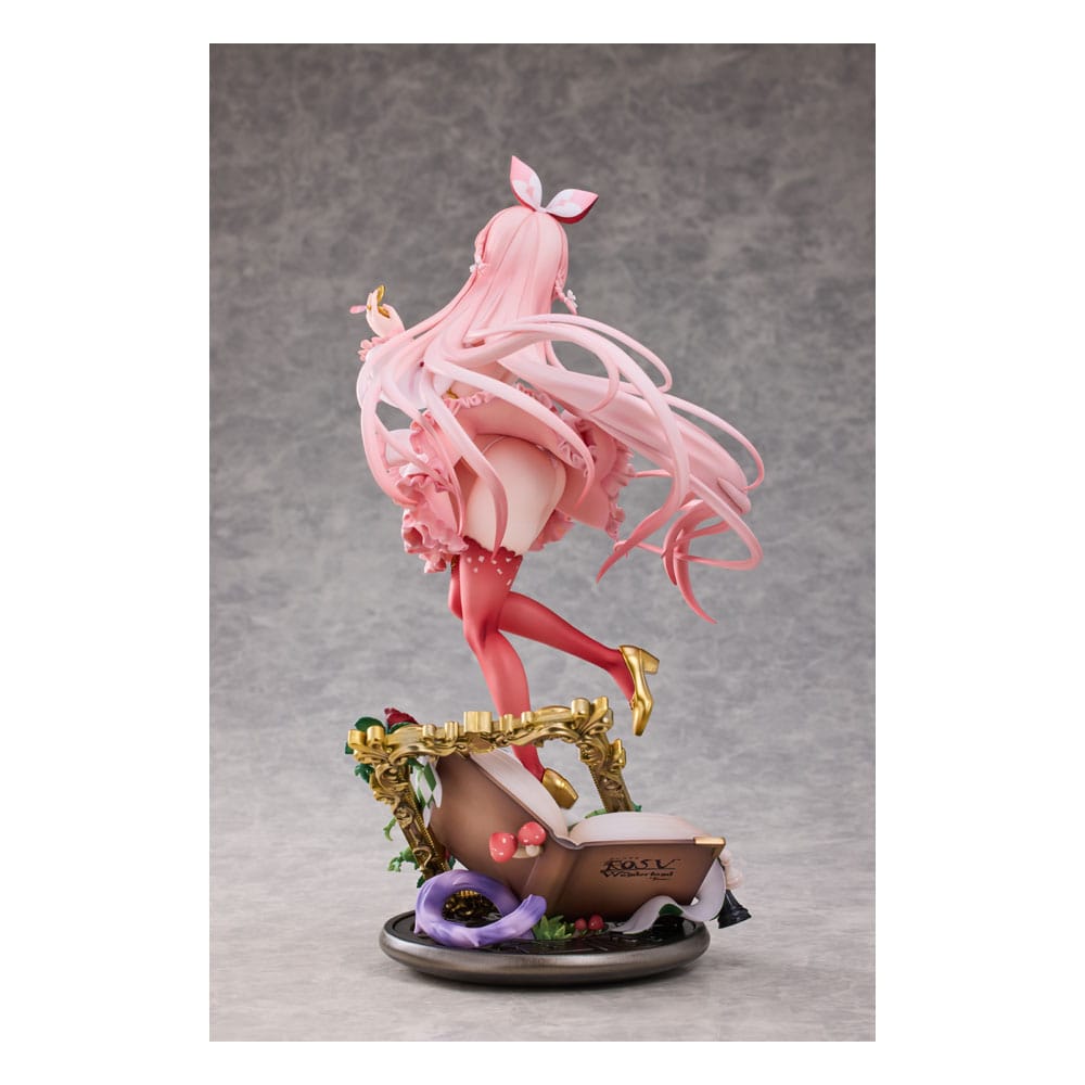 PREORDINE+ 11/2026 (NON CANCELLABILE) Original Character PVC Statue 1/7 White Rabbit Rosu Wonderland Ver. Illustrated by Rosuuri Deluxe Edition 29 cm