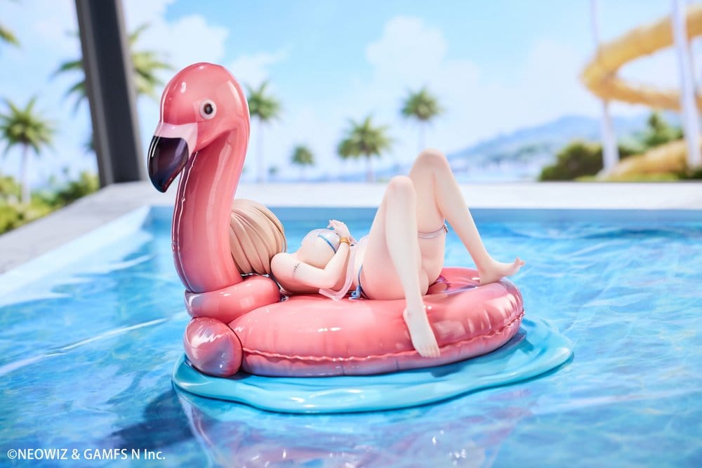 PREORDINE+ 11/2027 Brown Dust 2 PVC Figure 1/7 Hot Summer Dream Justia 16 cm