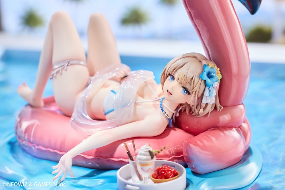 PREORDINE+ 11/2027 Brown Dust 2 PVC Figure 1/7 Hot Summer Dream Justia 16 cm