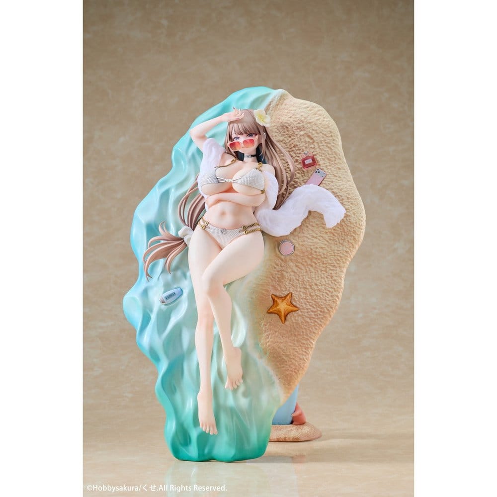 PREORDINE+ 09/2027 Original Character PVC Figure 1/6 Asako Fuyuyama Summer Beach Date Deluxe Edition 30 cm