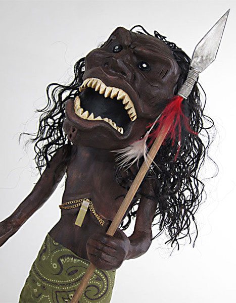 🧪 LAB | SU ORDINAZIONE Trilogy of Terror Statue Zuni Warrior 38 cm