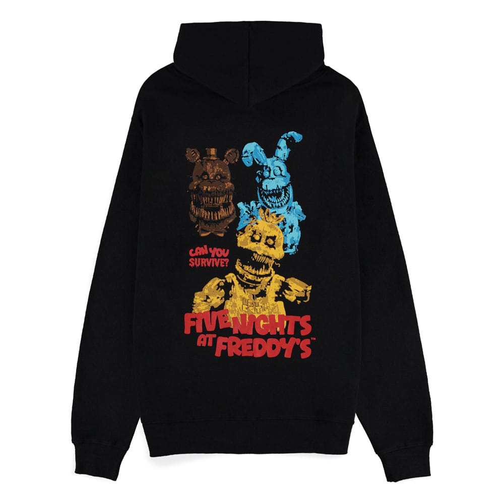 SU ORDINAZIONE Five Nights at Freddy's Zipper Hoodie Can You Survive Size XL