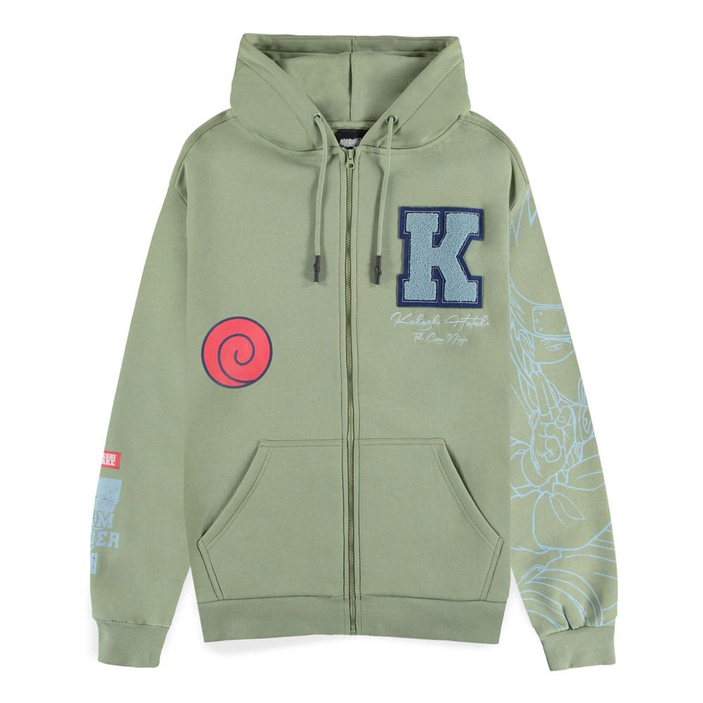 SU ORDINAZIONE Naruto Zipper Hoodie Kakashi  Size L ESAURITO