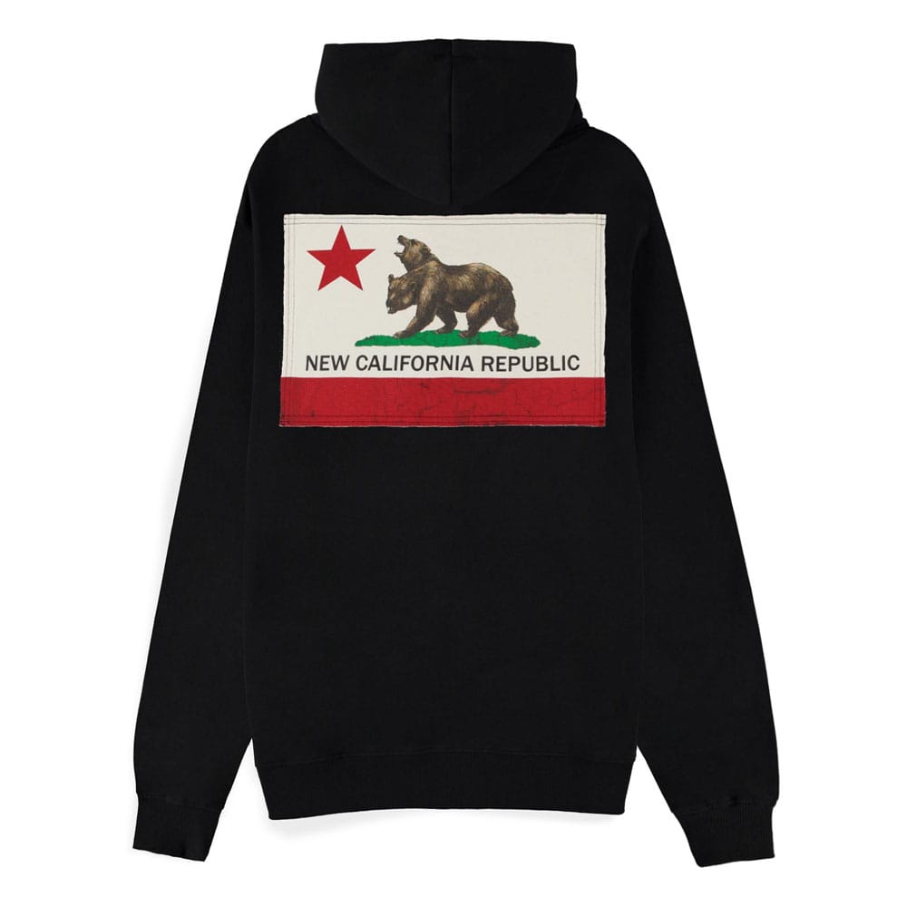Auf Bestellung gefertigter Fallout-Hoodie von New California Republic, Größe M