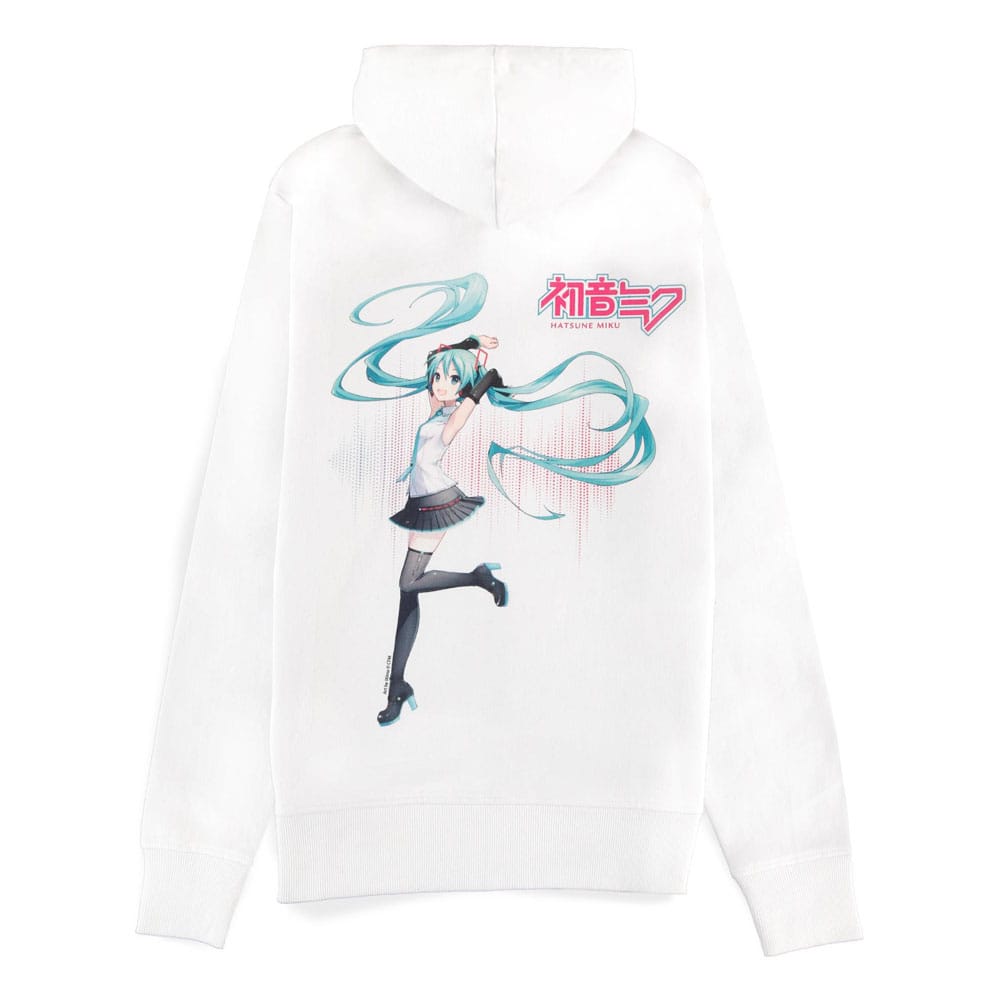 SU ORDINAZIONE Hatsune Miku Zipper Hoodie White Size XXL *PREZZO SPECIALE* ESAURITO