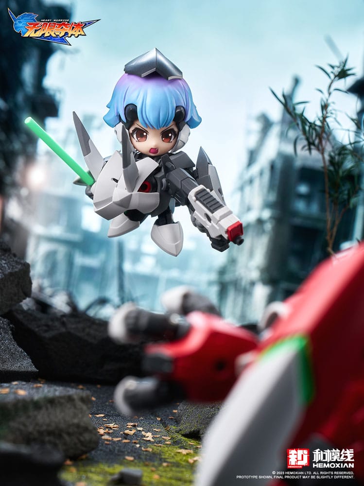 PREORDINE ESAURITO  Heart Warrior Action Figure Ellie & Ogre 11 cm