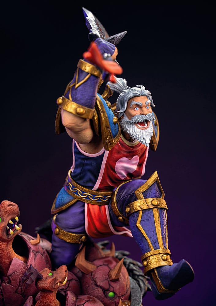 PREORDINE CHIUSO 10/2025 Hearthstone Statue 1/10 Leeroy Jenkins 25 cm  (PREORDINE NON CANCELLABILE)
