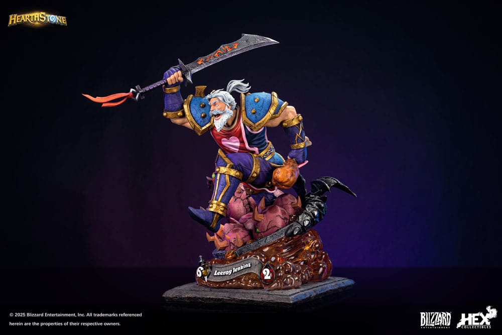 PREORDINE CHIUSO 10/2025 Hearthstone Statue 1/10 Leeroy Jenkins 25 cm  (PREORDINE NON CANCELLABILE)
