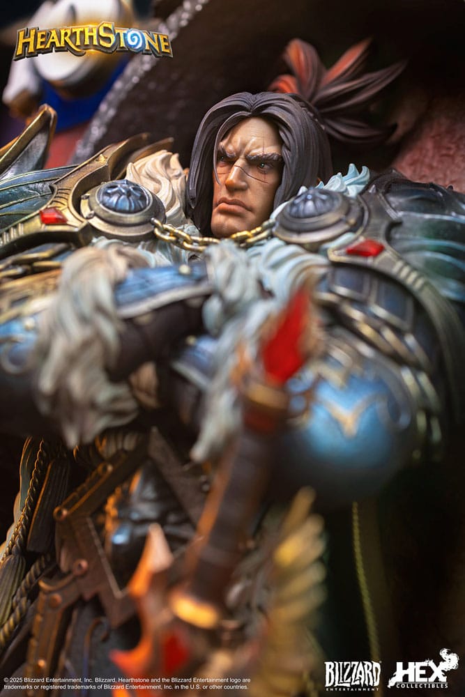 🧪 LAB | SU ORDINAZIONE Hearthstone 3D Art Frame Statue Varian Wrynn 31 cm