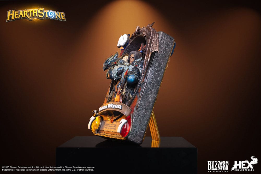🧪 LAB | SU ORDINAZIONE Hearthstone 3D Art Frame Statue Varian Wrynn 31 cm