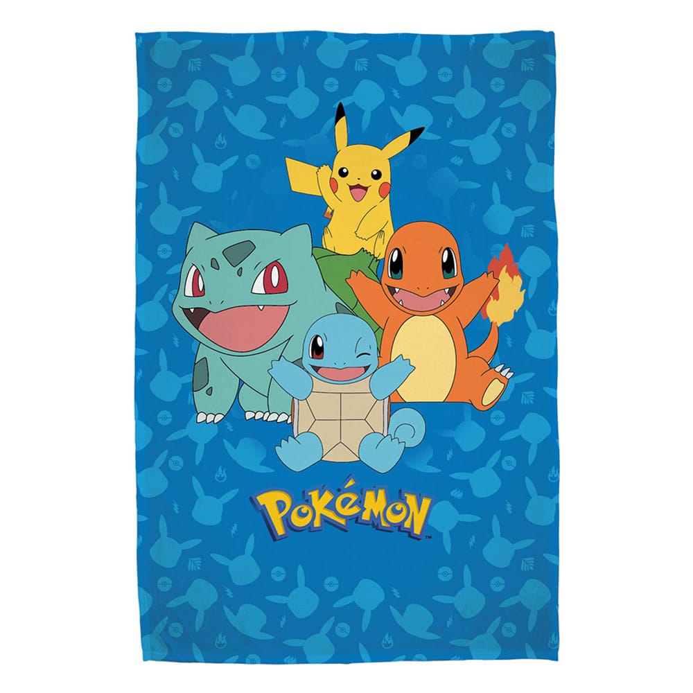 AUF BESTELLUNG Pokemon Fleecedecke Starter Pokemon 130 x 160 cm