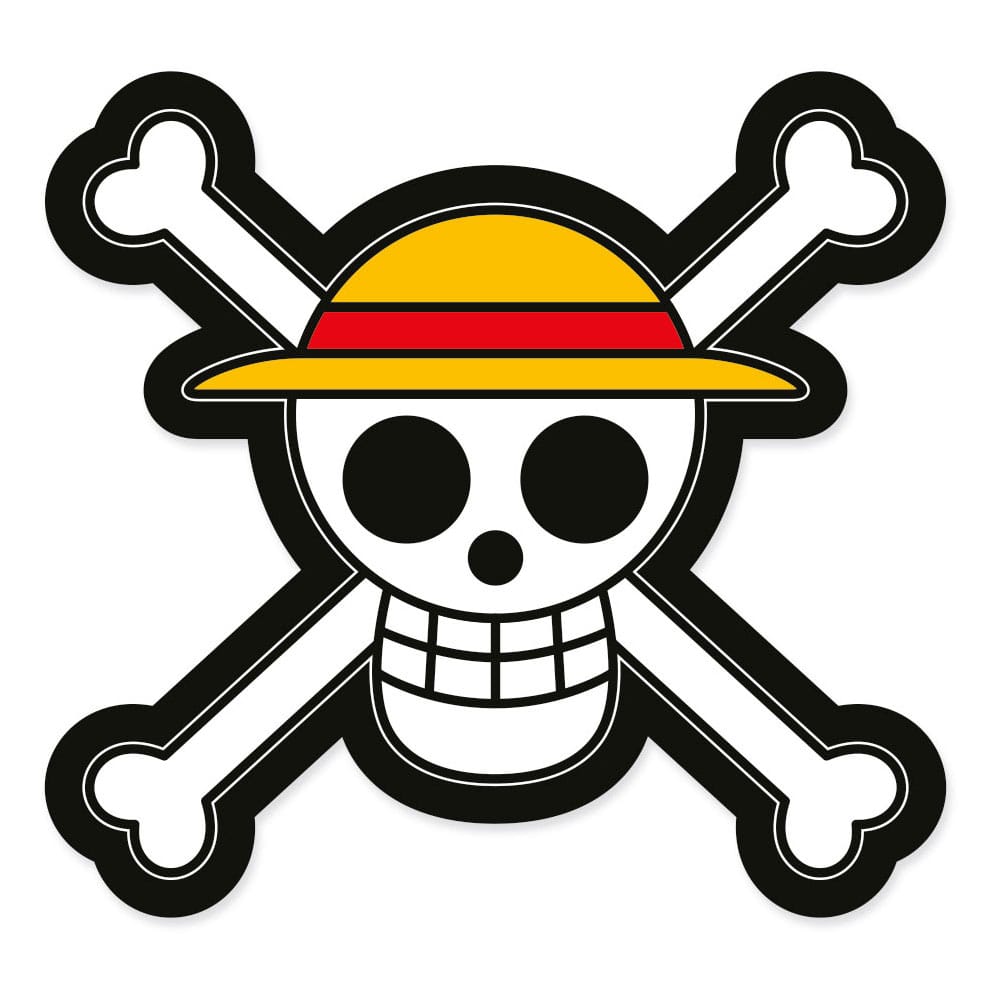 AUF BESTELLUNG Einteiliges Kissen Jolly Roger 33 cm