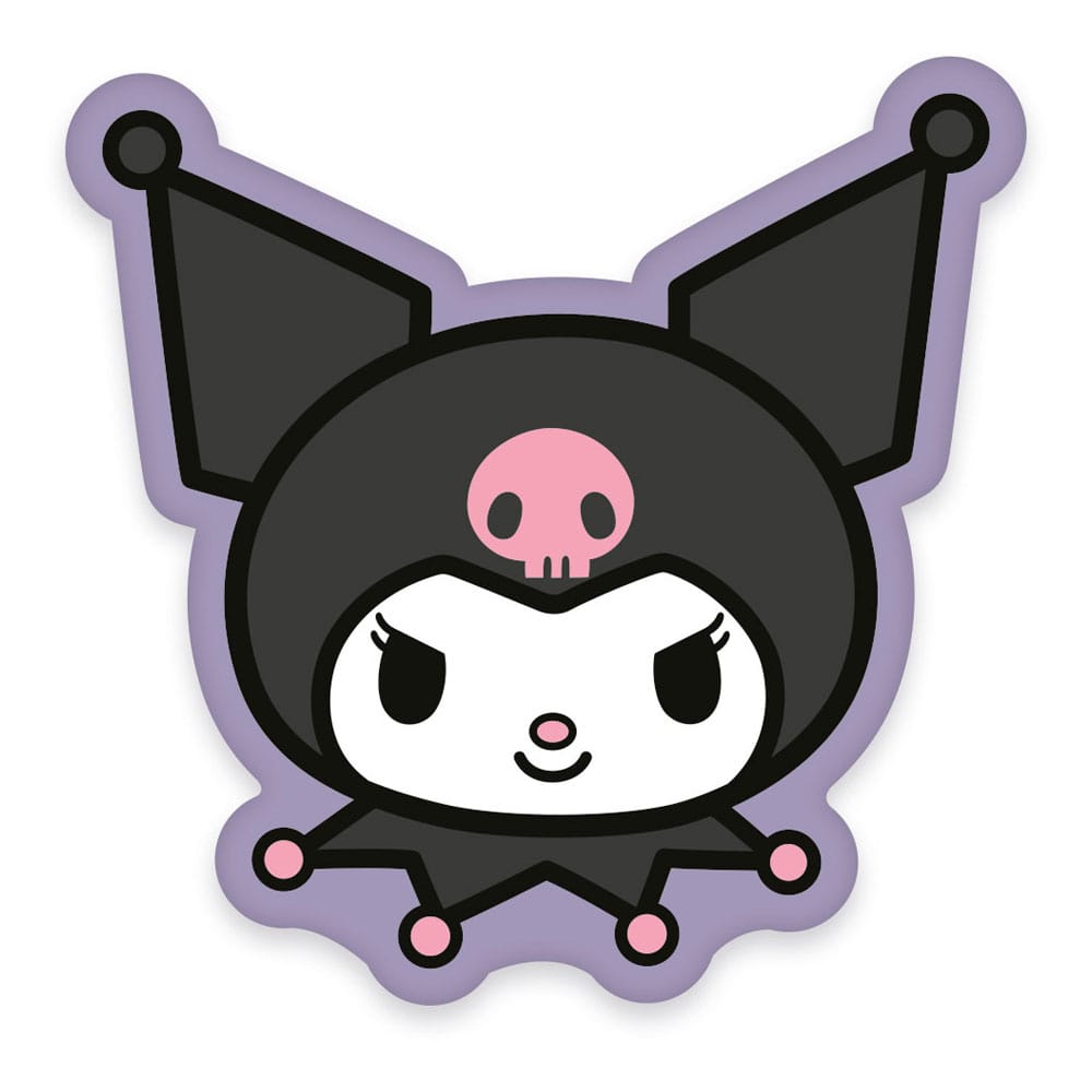 SU ORDINAZIONE Sanrio Pillow Kuromi Face 36 cm *PREZZO SPECIALE*