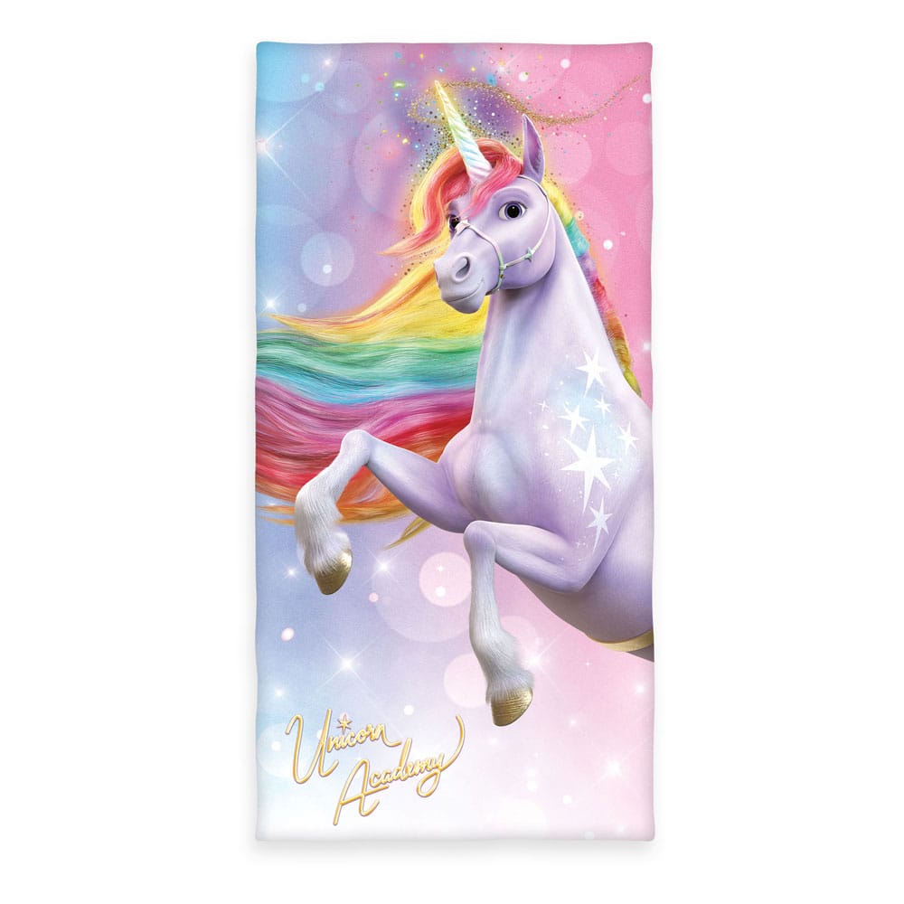 AUF BESTELLUNG Einhorn Akademie Velourshandtuch Magic 75 x 150 cm