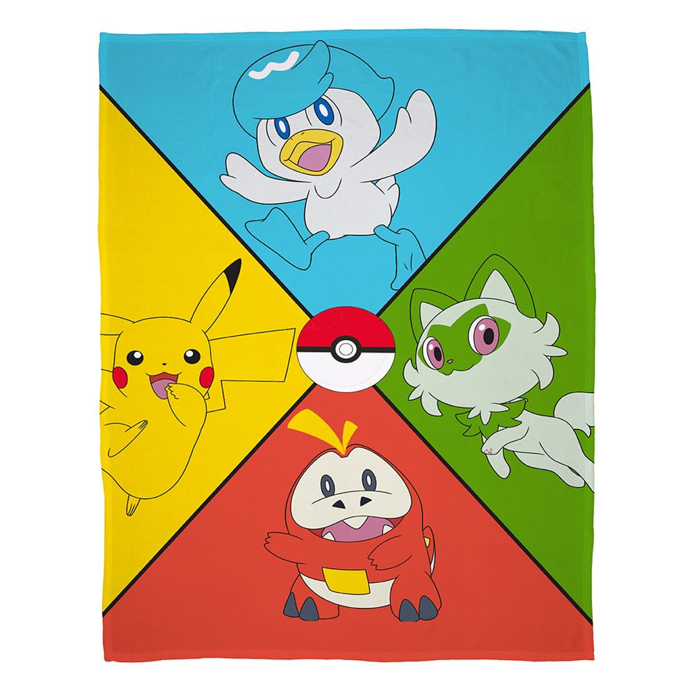 SU ORDINAZIONE Pokemon blanket 4 Colours 130 x 170 cm ESAURITO
