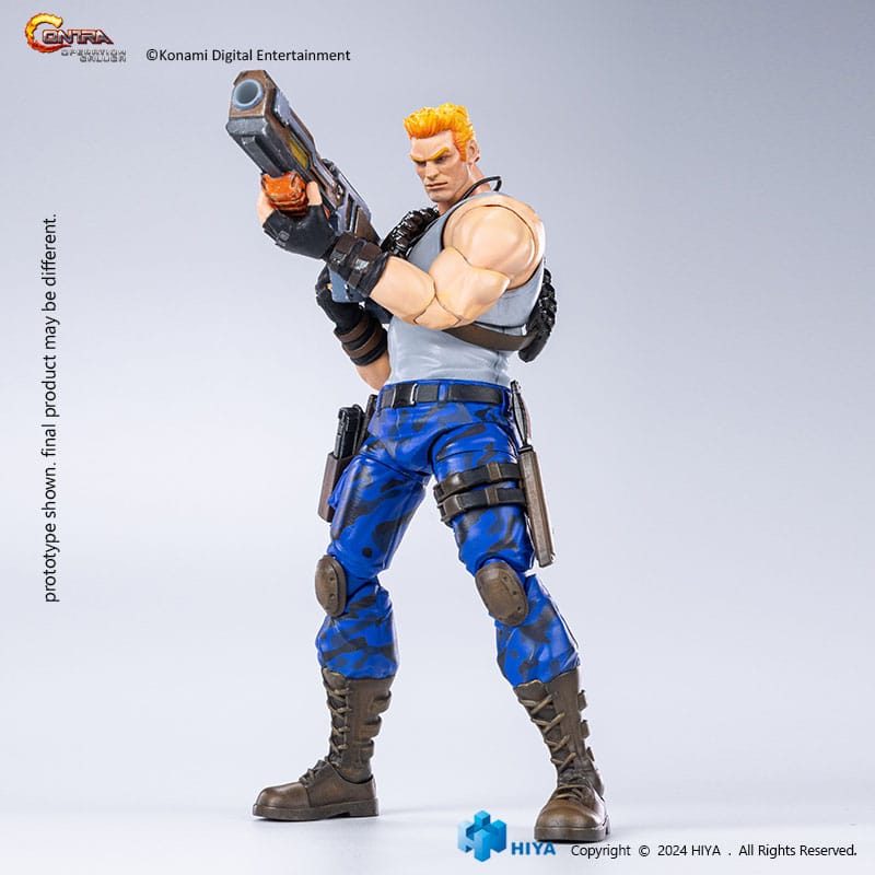 🧪 LAB | SU ORDINAZIONE Contra: Operation Galuga Exquisite Basic Action Figure Bill Rizer 16 cm 