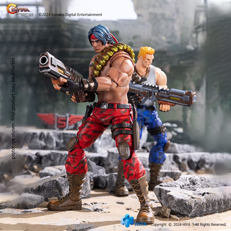 🧪 LAB | SU ORDINAZIONE Contra: Operation Galuga Exquisite Basic Action Figure Lance Bean 16 cm 