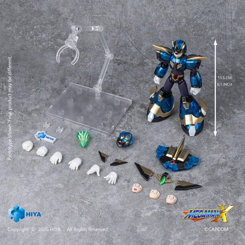 🧪 LAB | PREORDINE+ 12/2027 Mega Man X Exquisite Basic Action Figure X Ultimate Armor Version 16 cm