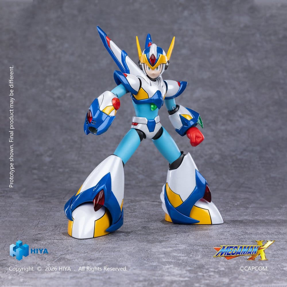 PREORDINE+ 06/2027 Mega Man X Exquisite Basic Series  Actionfigur X Falcon Armor Version 15 cm