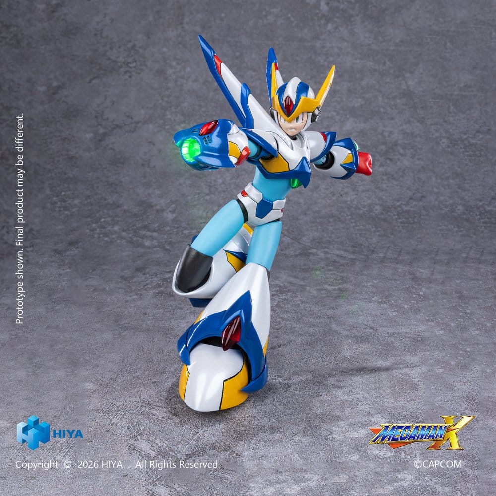 PREORDINE+ 06/2027 Mega Man X Exquisite Basic Series  Actionfigur X Falcon Armor Version 15 cm
