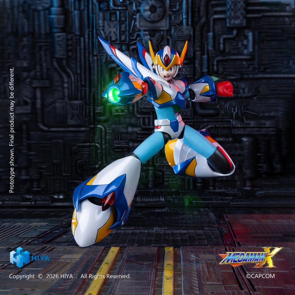 PREORDINE+ 06/2027 Mega Man X Exquisite Basic Series  Actionfigur X Falcon Armor Version 15 cm
