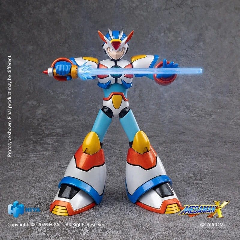 🧪 LAB | PREORDINE+ 12/2027 Mega Man Exquisite Basic Action Figure X Max Armor 15 cm