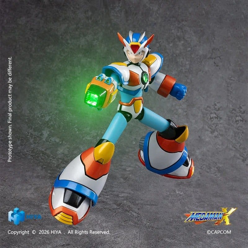 🧪 LAB | PREORDINE+ 12/2027 Mega Man Exquisite Basic Action Figure X Max Armor 15 cm