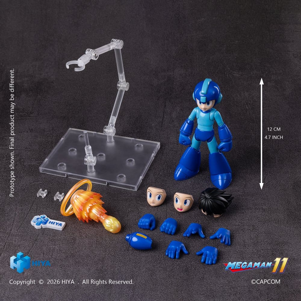 PREORDINE+ 03/2028 Mega Man Exquisite Basic Series Action Figure Mega Man 12 cm