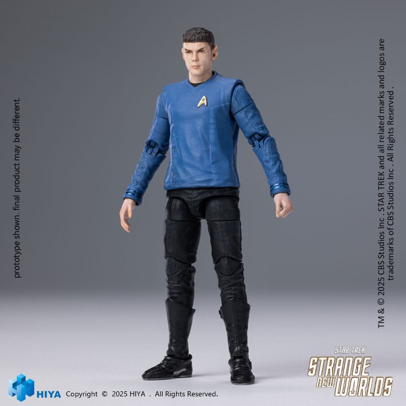🧪 LAB | SU ORDINAZIONE Star Trek Strange New Worlds Exquisite Mini Series  Actionfigur 1/18 Spock 11 cm