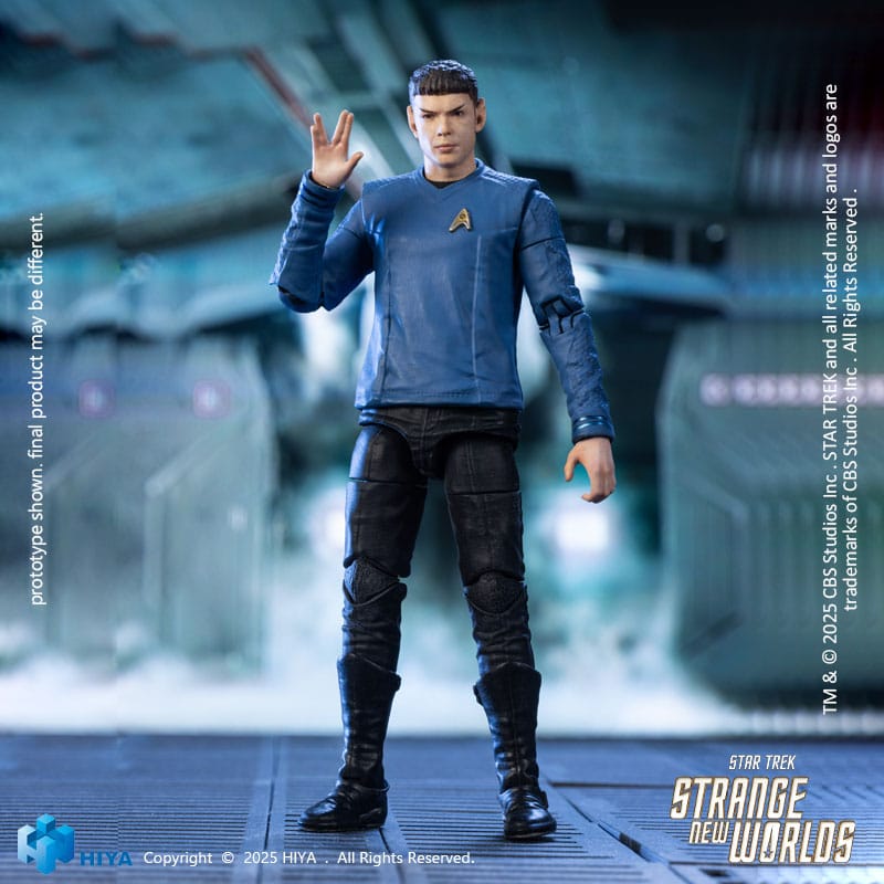 🧪 LAB | SU ORDINAZIONE Star Trek Strange New Worlds Exquisite Mini Series  Actionfigur 1/18 Spock 11 cm
