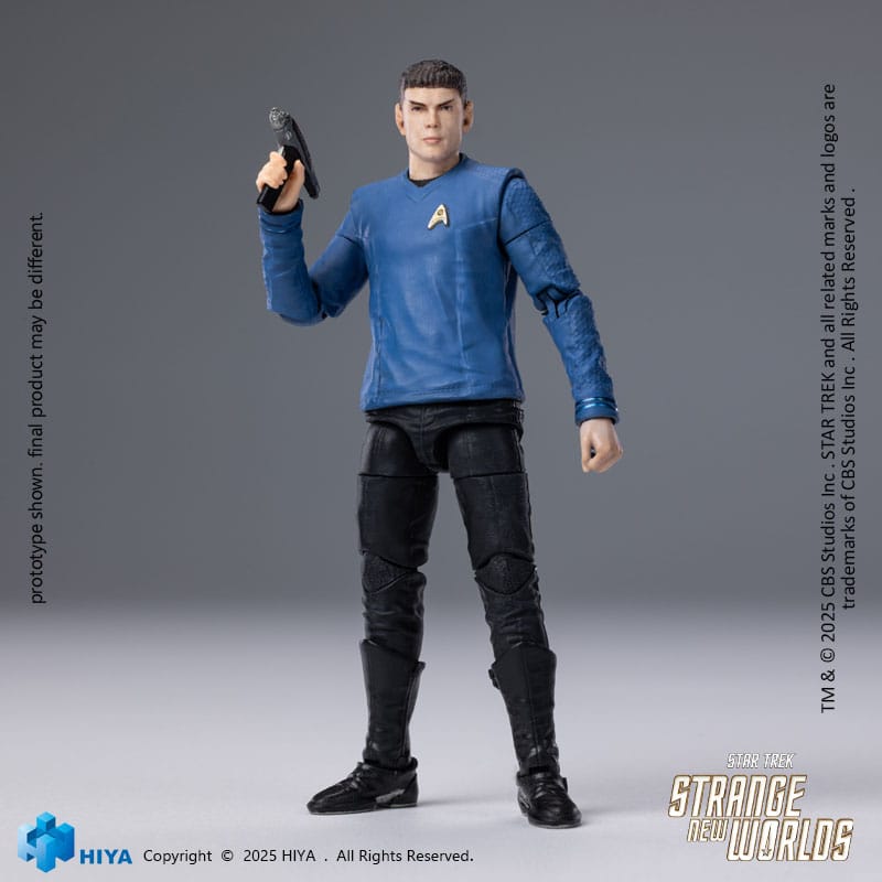 🧪 LAB | SU ORDINAZIONE Star Trek Strange New Worlds Exquisite Mini Series  Actionfigur 1/18 Spock 11 cm
