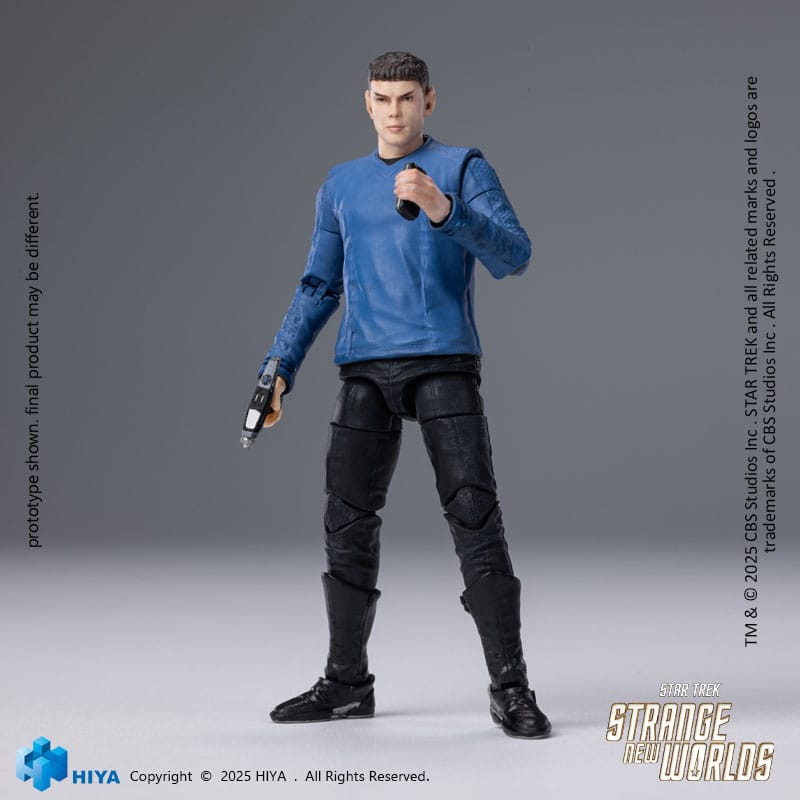 🧪 LAB | SU ORDINAZIONE Star Trek Strange New Worlds Exquisite Mini Series  Actionfigur 1/18 Spock 11 cm