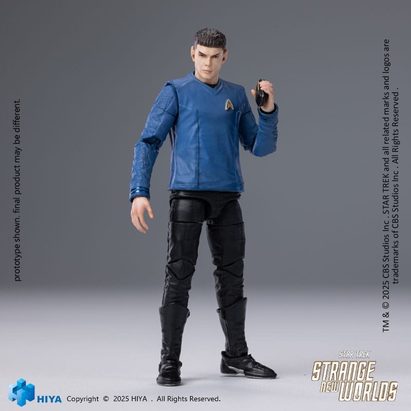 🧪 LAB | SU ORDINAZIONE Star Trek Strange New Worlds Exquisite Mini Series  Actionfigur 1/18 Spock 11 cm