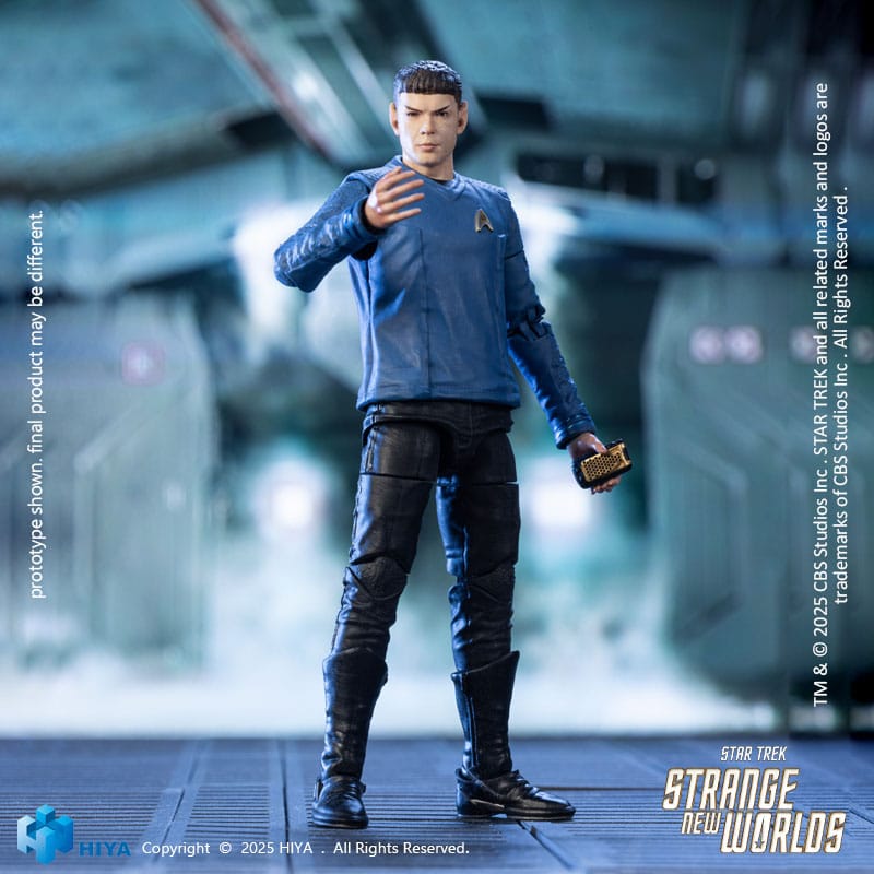 🧪 LAB | SU ORDINAZIONE Star Trek Strange New Worlds Exquisite Mini Series  Actionfigur 1/18 Spock 11 cm