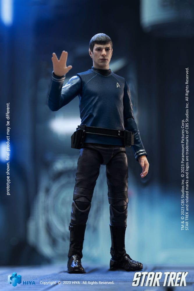 SU ORDINAZIONE Star Trek Exquisite Mini Action Figure 1/18 Star Trek 2009 Spock 10 cm *PREZZO SPECIALE*
