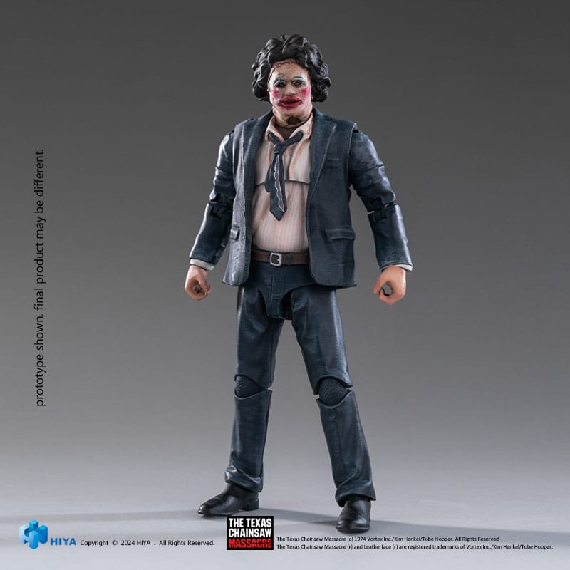 🧪 LAB | SU ORDINAZIONE Texas Chainsaw Massacre (1974) Exquisite Mini Action Figure 1/18 Pretty Woman Mask 11 cm