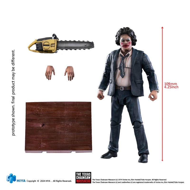🧪 LAB | SU ORDINAZIONE Texas Chainsaw Massacre (1974) Exquisite Mini Action Figure 1/18 Pretty Woman Mask 11 cm