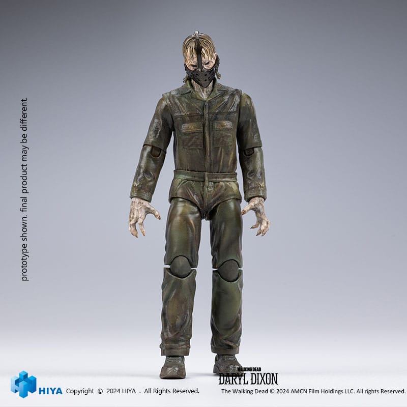 🧪 LAB | SU ORDINAZIONE The Walking Dead Exquisite Mini Action Figure 1/18 Daryl Dixon Dark Eyes Walker 11 cm