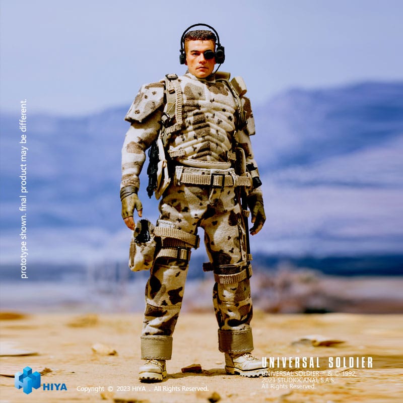 SU ORDINAZIONE Universal Soldier Exquisite Super Series  Actionfigur 1/12 Luc Deveraux 16 cm