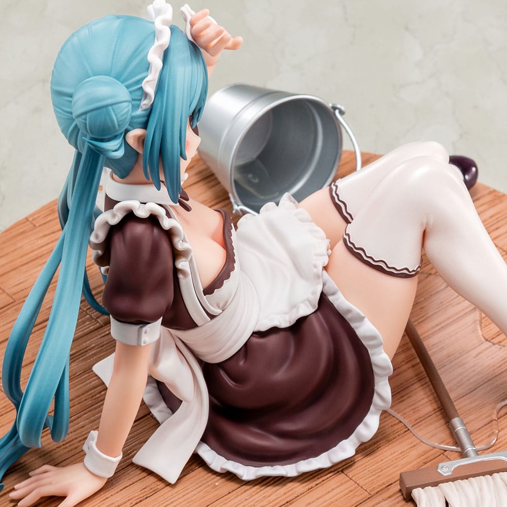 PREORDINE CHIUSO 08/2025 Original Character PVC 1/6 Elf Maid's Sexual Servicing Lime 17 cm (18+)(PREORDINE NON CANCELLABILE)