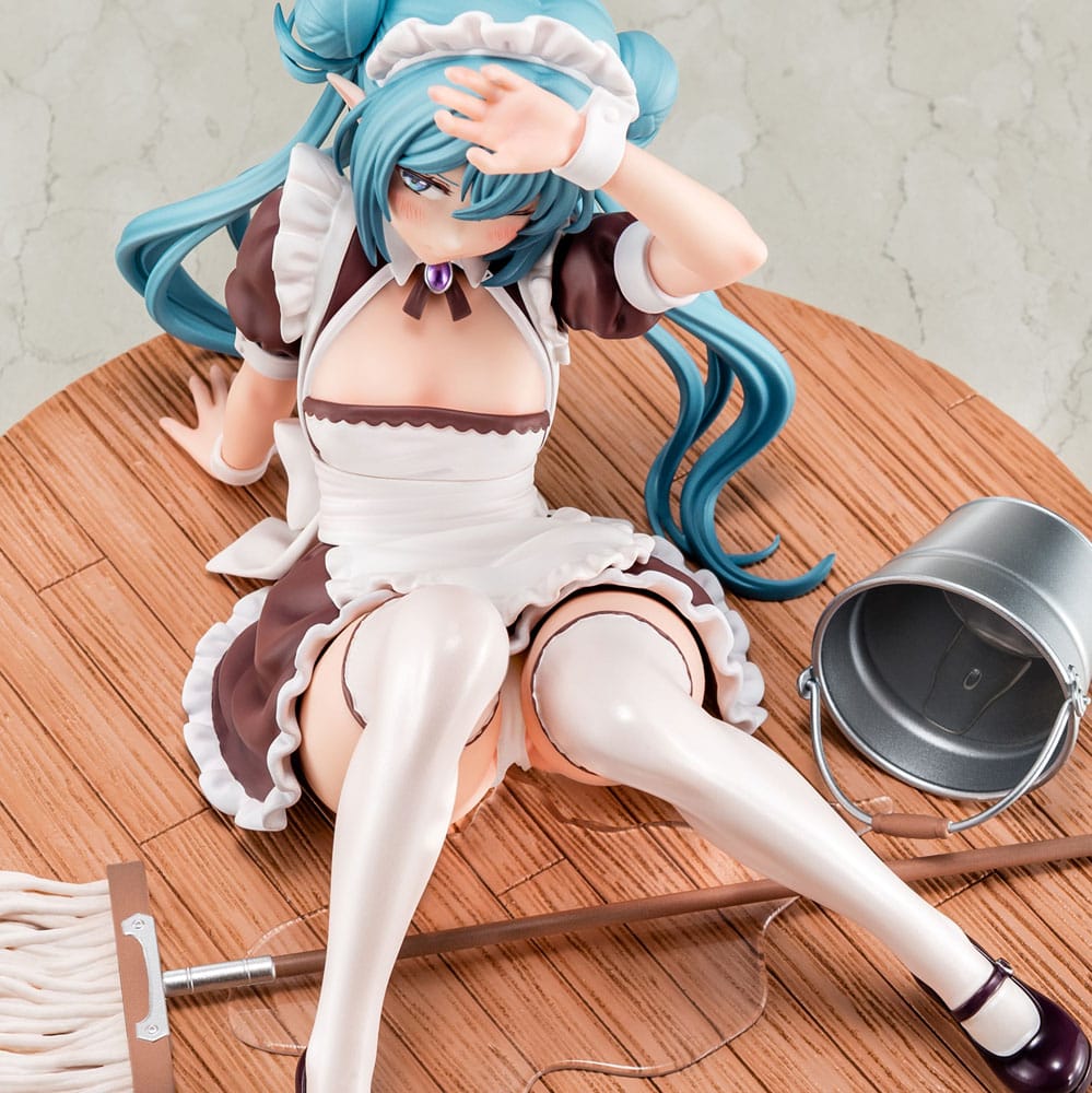 PREORDINE CHIUSO 08/2025 Original Character PVC 1/6 Elf Maid's Sexual Servicing Lime 17 cm (18+)(PREORDINE NON CANCELLABILE)