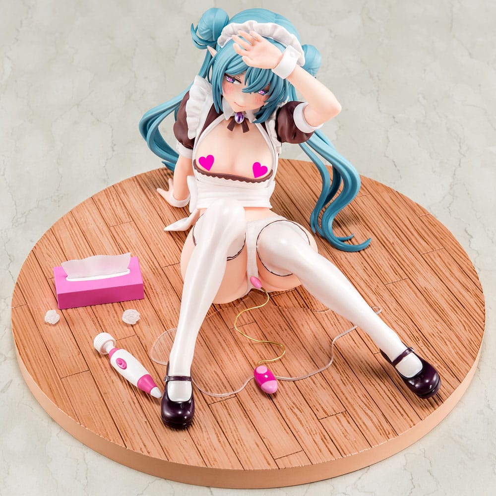 PREORDINE CHIUSO 08/2025 Original Character PVC 1/6 Elf Maid's Sexual Servicing Lime 17 cm (18+)(PREORDINE NON CANCELLABILE)