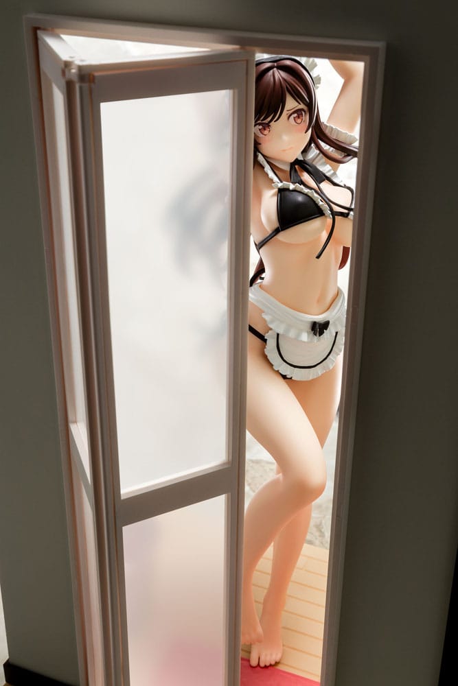 SU ORDINAZIONE Rent-A-Girlfriend PVC Statue 1/6 Chizuru Mizuhara Maid Bikini ni Okigae 30 cm