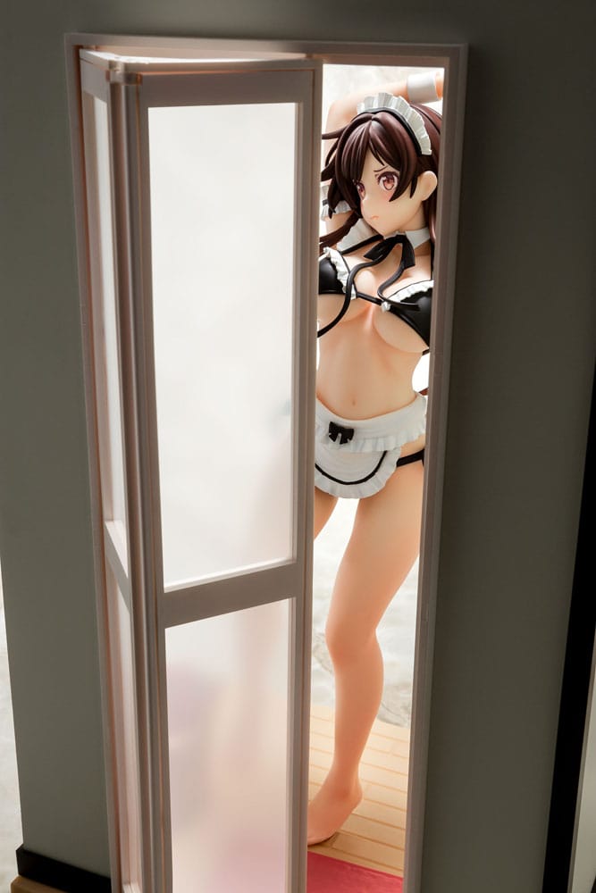 SU ORDINAZIONE Rent-A-Girlfriend PVC Statue 1/6 Chizuru Mizuhara Maid Bikini ni Okigae 30 cm